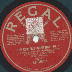 Duncan & Godfrey - The Costers Courtship Part I and II
