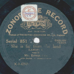 Mr. Ernest Pike - The Rosary / She is far from the land