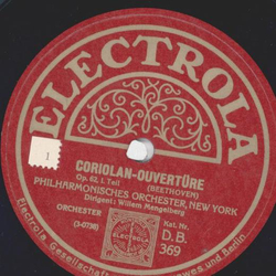Willem Mengelberg - Coriolan-Ouvertre Teil I und II