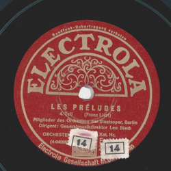 Leo Blech - Les Preludes ( 2 Records)