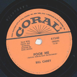 Bill Carey - From Jazz to the Bible / Poor me