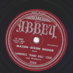 Lawrence (Piano Roll)  Cook - Mason - Dixon Boogie / Cookn the Boogie