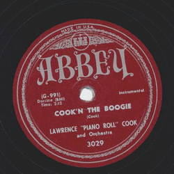 Lawrence (Piano Roll)  Cook - Mason - Dixon Boogie / Cookn the Boogie