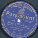 Marion Evelyn Cox and Henry Burr - Weeping Willow Lane /...