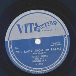 Henry Busse - The Lady from 29 Palms / Jalousie