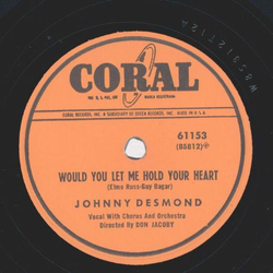 Johnny Desmond - Would you let me hold your Hand / The Zoo