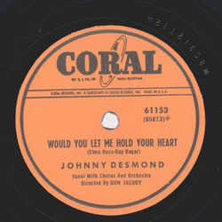 Johnny Desmond - Would you let me hold your Hand / The Zoo