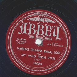 Lawrence (Piano Roll)  Cook - Please dont talk about me when Im gone / My wild Irish Rose
