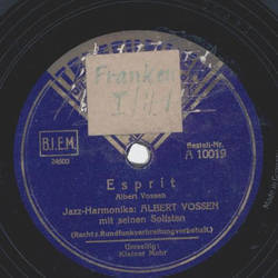 Jazz Harmonika: Albert Vossen - Kleiner Mohr / Esprit