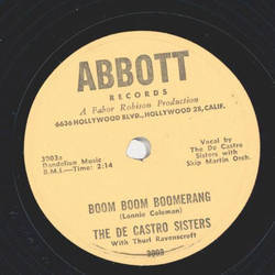The de Castro Sisters - Boom boom Boomerang / Let your...