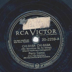 Perry Como - Chi-Baba Chi-Baba / When you were sweet...
