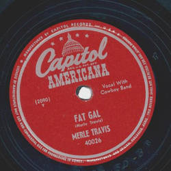 Merle Travis - Fat Gal / Merles Boogie Woogie
