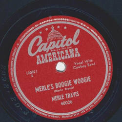 Merle Travis - Fat Gal / Merles Boogie Woogie