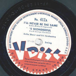 Artie Shaw / Les Brown, Doris Day - a) Ill never be the...