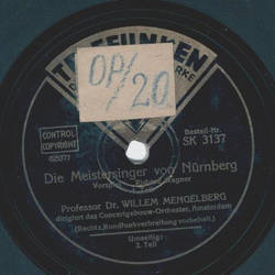 Willem Mengelberg - Die Meistersinger von Nürnberg...