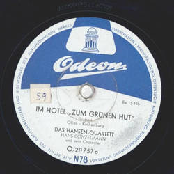Das Hansen-Quartett - Im Hotel zum grünen Hut / Tu doch...