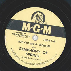 Russ Case - Symphony of Spring / With my eyes wide open,...