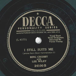 Bing Crosby - Kokomo, Indiana / I still suits me
