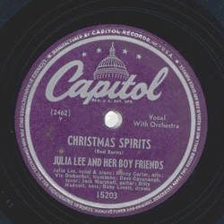 Julia Lee and her Boy friends - Christmas Spirits / Charmaine