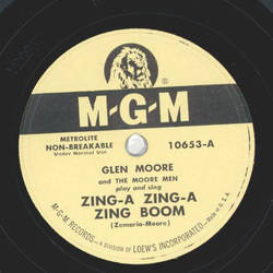 Glen Moore - Zing-a Zing-a Zing Boom / Hey Bub! Get Out...