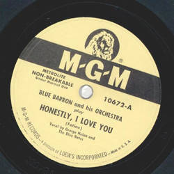 Blue Barron - Honestly, I love you / The Vamp