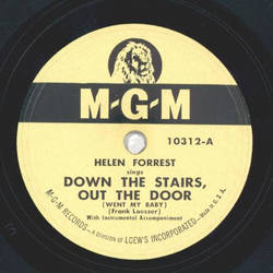 Helen Forrest - Down the Stairs, out the door / For heavens sake