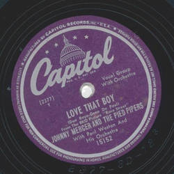 Johnny Mercer - Louisville Lou / Love that Boy