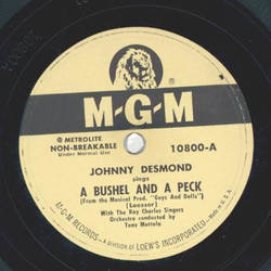Johnny Desmond - A Bushel and a Peck / So long Sally
