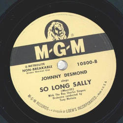 Johnny Desmond - A Bushel and a Peck / So long Sally