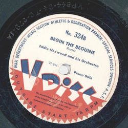 Red Norvo / Eddie Heywood  - a) Which switch witch b) The Bass on the Varroom Floor / Begin the beguine 