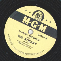 Lauritz Melchior - Ave Maria / The Rosary