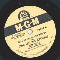 Art Lund and Marion Morgan - My Resistance is low / Gold can buy anything but Love