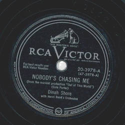 Dinah Store - Nobody `s Chaising Me / My Heart Cries For You
