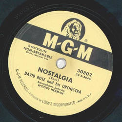 David Rose - September Song / Nostalgia