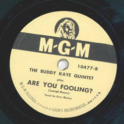 The Buddy Kaye Qunitet - The Bumpety Bus / Are you fooling?