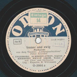 Ingeborg Schmidt-Stein - Immer und ewig / Nchte beim...