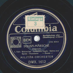 Militr-Orchester - Sousa-Mrsche, Potpourri Teil I und II