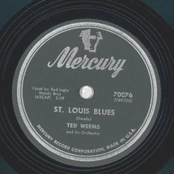 Ted Weems - Old-Fashioned Love / St. Louis Blues