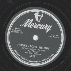 Al Trace - Honky Tonk Melody / Cherry Lips