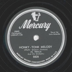 Al Trace - Honky Tonk Melody / Cherry Lips