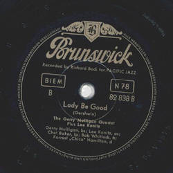 The Gerry Mulligan Quartet - Lover Man / Lady be good