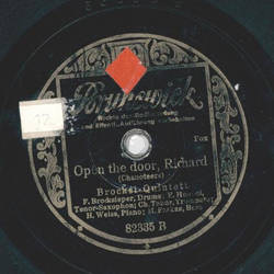 Brocksi-Quintett - Sweet Loraine / Open the door, Richard