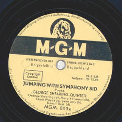 George Shearing Quintett - Jumping with Symphony sid /...