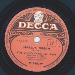 King Olivers Creole Jazz Band - Riverside Blues / Mabels Dream