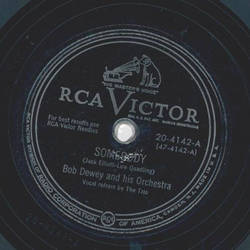 Bob Dewey - Somebody / Lets gather round the parlor Piano