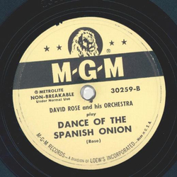 David Rose - Rose of Bel-Air / Dance of the spanish onion