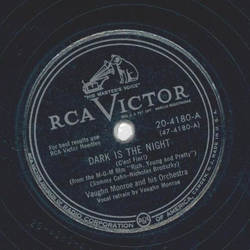 Vaughn Monroe - Dark is the night / Wonder why