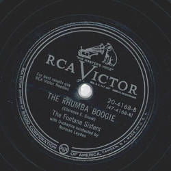 The Fontane Sisters - Moon, June, Spoon / The Rhumba Boogie
