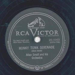 Allan Small - Honky Tonk Serenade / Whirlwind Stomp