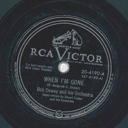 Bob Dewey - When Im gone / Piano Roll Boogie